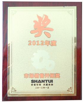河南山推获得山推市场销售开拓奖