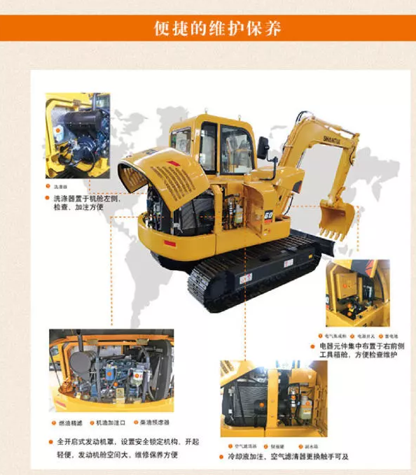 山推SE60-9挖掘机原来你是这样的园林专家