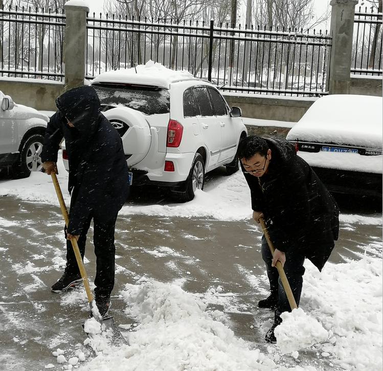 2019河南山推除雪进行中
