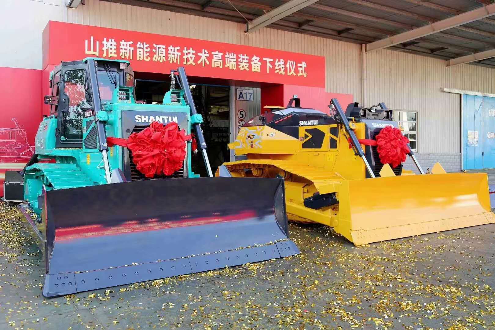 山推新能源车辆下线仪式