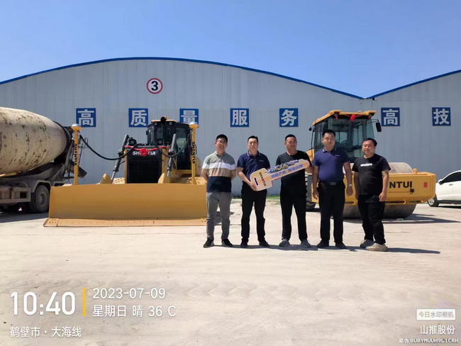 山推SR26H-Gi2智能压路机助力河南省浚县大海线建设
